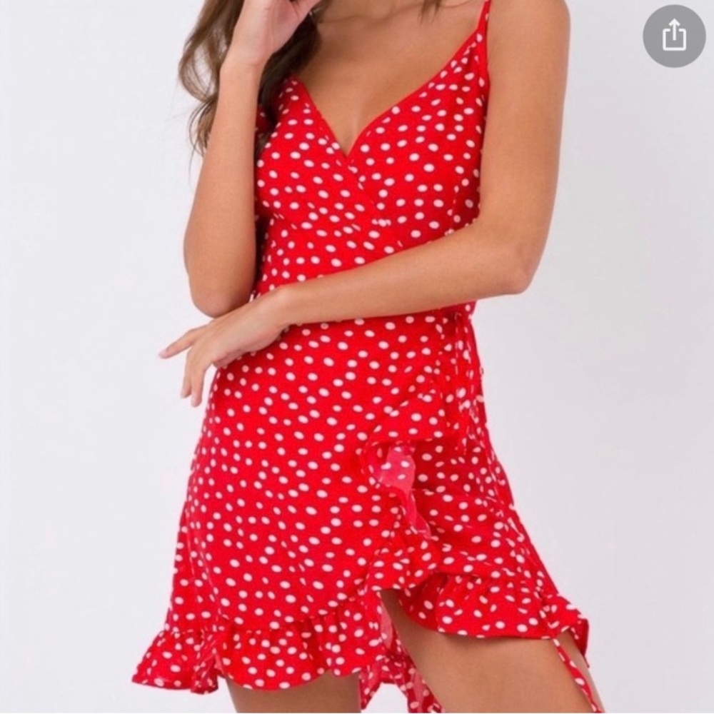 Red Princess Polly mini dress